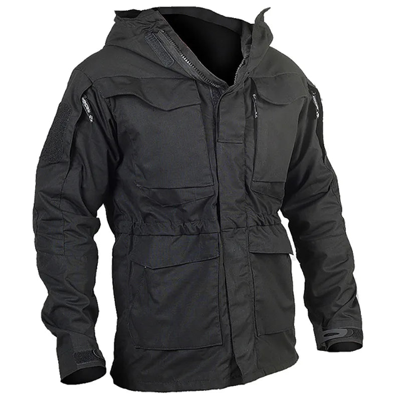 M65 Casual Quick Dry Tactical Windbreaker Outwear Trench Men Waterproof Flight Pilot Coat Hoodie Man Field Jacket