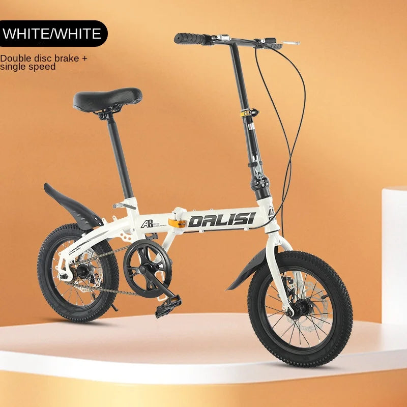Grylls Fashion 12/14 Inch Folding Bike – Portable Lightweight Bicycle for Adults & Students | Compact Commuter Bike for Kids & Teens