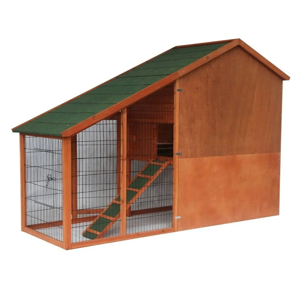 Pet House Large Walk In Chicken Coop Wood Poultry Cage