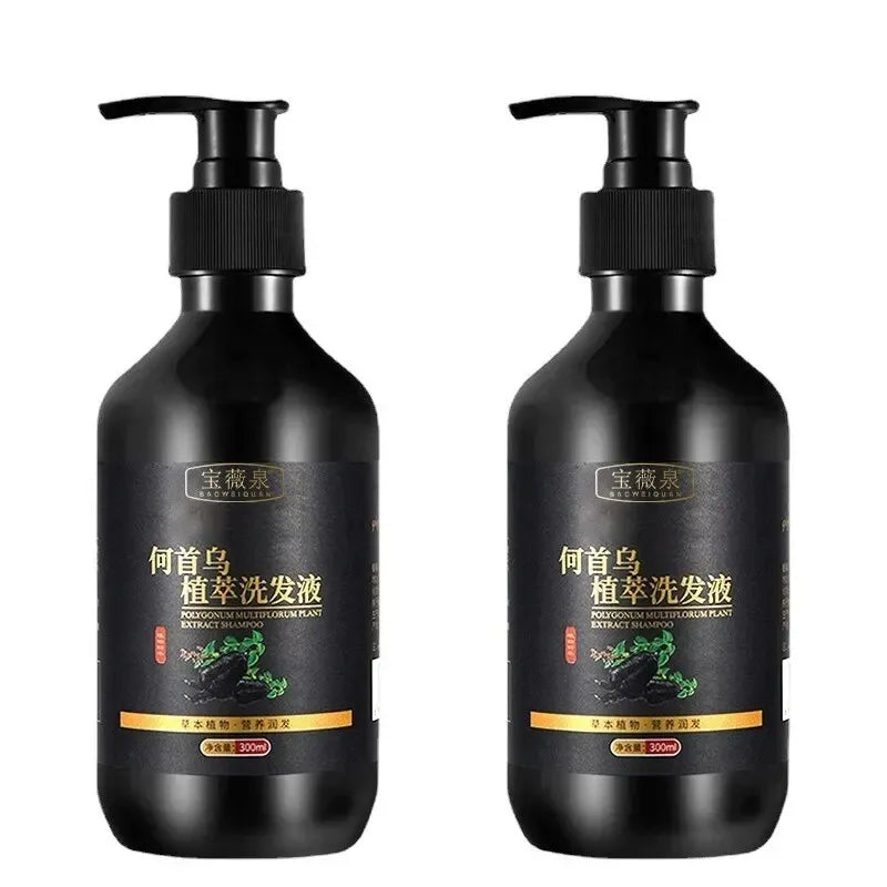 Herbal Polygonum Multiflorum Shampoo Oil Control, Dandruff Control, Itchy Relief Shampoo for Men and Women