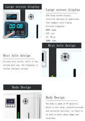 Bluetooth Smart Aroma Diffuser – Large Area 300m³ Fragrance Machine for Essential Oils, Hotel Lobby & Commercial Scenting