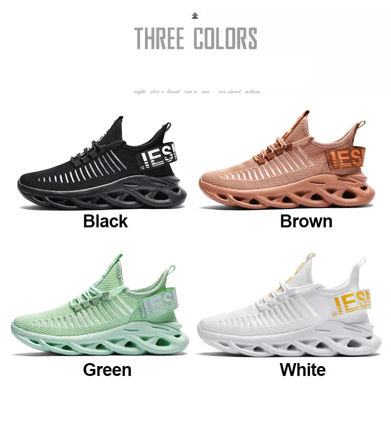 Men Shoes Comfortable Sneakers Breathable Running Shoes For Women Mesh Tennis Sports Shoes Outdoor Air Waling Casual