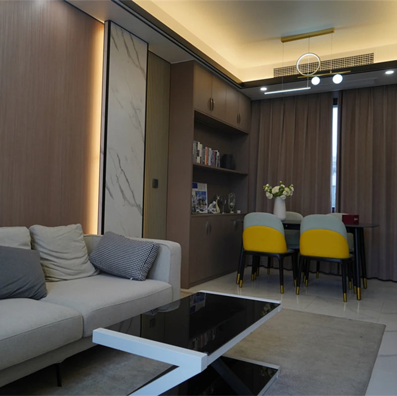 One bedroom, one living room, one kitchen and one bathroom luxury prefabricated house prefabricated residential homestay