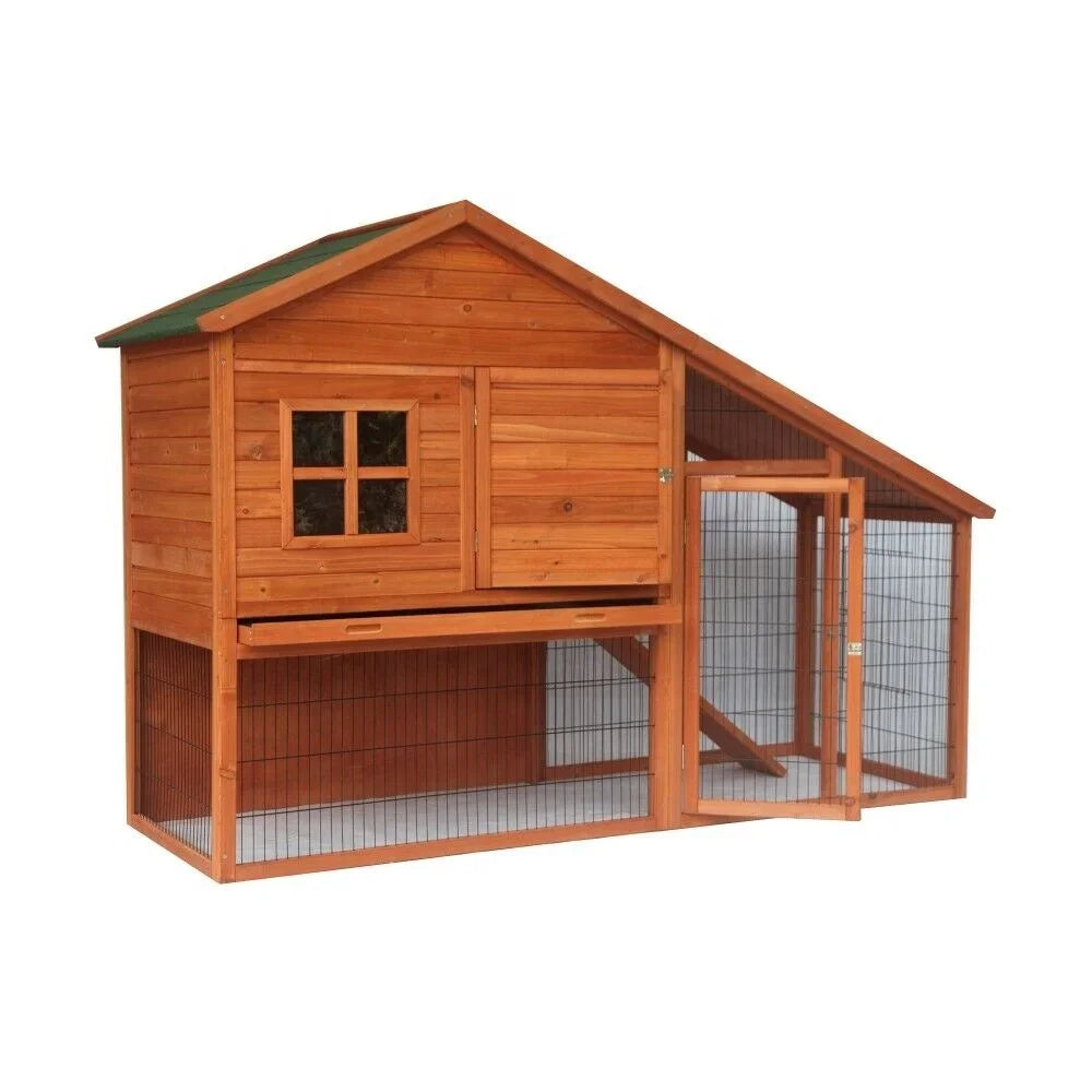 Pet House Large Walk In Chicken Coop Wood Poultry Cage