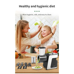 1000W 5-in-1 Electric Vegetable Chopper & Food Processor – Stainless Steel Multifunctional Slicer, Mixer & Cutter (220V)