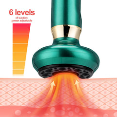 Electric Cupping Massager – Vacuum Suction & GuaSha with Infrared Heat for Anti-Cellulite & Body Slimming