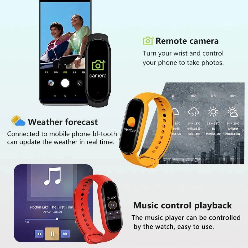 M7 Children Kids Smart Watch Boys Girls Sport Smartwatch IP67 Waterproof Smart Clock Bracelet Child Smart-Watch For Android IOS