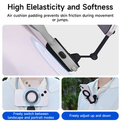 Magnetic Phone Neck Mount - Hands-Free POV Holder for GoPro & Smartphones