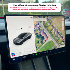 Tempered Glass Film Protector for 2025 Tesla Model Y & 2024 Model 3 Highland – Rear Row Center Control Screen Protection