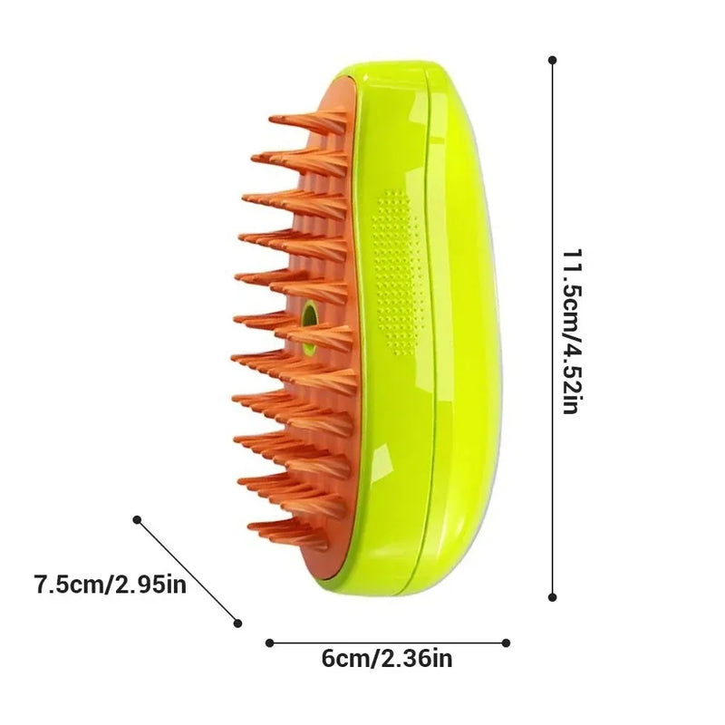 Cat Hair Brush Dog Hair Brush Electric Pet Cleaning Brush Steam Spray Brush Massage Hair Removal Comb Anti Flying Brush