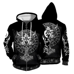 Autumn Sweatshirt New in Hoodies & Sweatshirts Comfortable Fashion Skull Print Keep Warm Clothing Man Hoodie Men Male Clothes