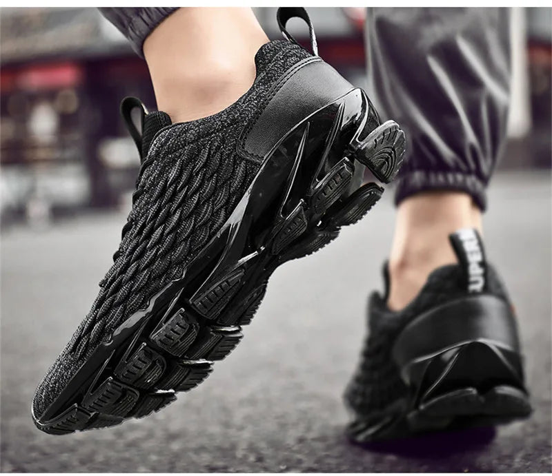 Men's Shoes Casual Sneakers Non Slip Breathable Running Shoe Mesh Tenis Outdoor Basketball Sports Tennis Shoes Zapatos De Hombre