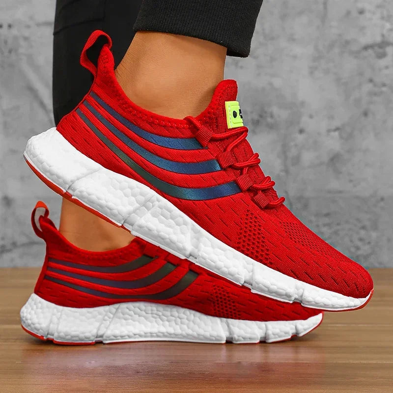 Men Shoes Breathable Classic Running Sneakers for Man Outdoor Light Comfortable Mesh Shoes Slip on Walking Shoes Tenis Masculino