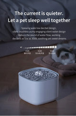 101oz/3L Automatic Pet Water Fountain – USB Electric Cat Water Dispenser with Motion Sensor & Silent Circulating Filter