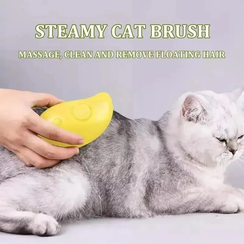 Cat Hair Brush Dog Hair Brush Electric Pet Cleaning Brush Steam Spray Brush Massage Hair Removal Comb Anti Flying Brush