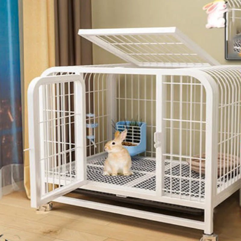 C700 Assembled Rabbit Cages Pets indoor Bunny Anti Chew Mat House Bed Nests for Small Animal home Rabbit Accessories