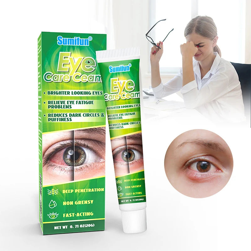 Chinese Herbal Medicine Eye Care Cream Relieve Eye Fatigue Brighter Looking Eyes Problems Reduces Dark Circles And Puffiness