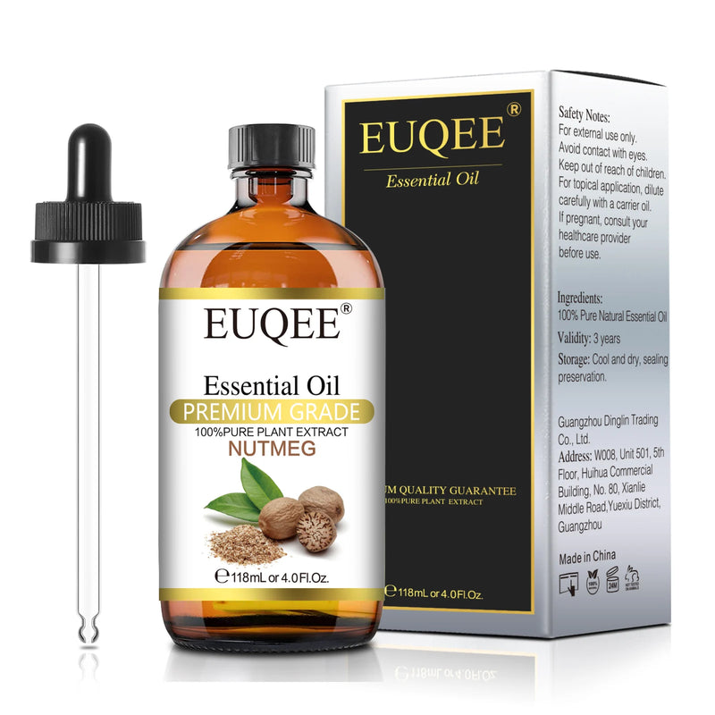 EUQEE 118ML Large Bottle Essential Oil For Humidifier Neroli Helichrysum Eucalyptus Jasmine Aroma Oil,DIY Soap,Massage,Fresh Air