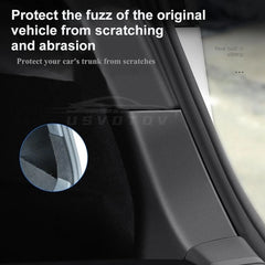 Trunk Protector Guard for Tesla Model Y – Anti-Scratch Rear Cargo Threshold Sill Cover & Bumper TPE Organizer Pad