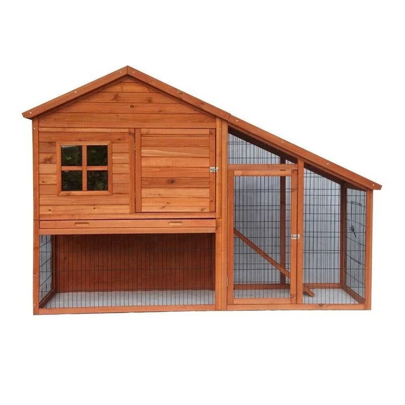 Pet House Large Walk In Chicken Coop Wood Poultry Cage