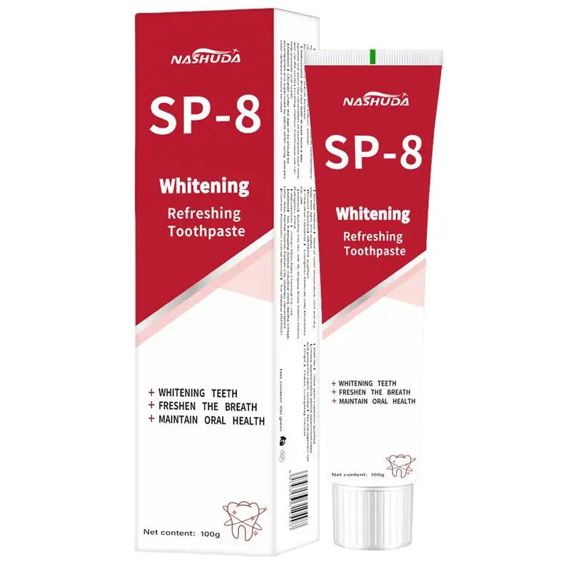 SP-8 Probiotic Toothpaste Whiten Clean Teeth Remove Stains Oral Care Management Fresh Breath With Sodium Saccharin Lactobacillus