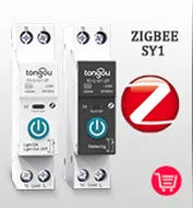 SmartLife WiFi Energy Meter & Circuit Breaker by TONGOU | 16A Single Pole DIN Rail Smart Switch | Wireless Remote Power Control & Electricity Usage Tracker