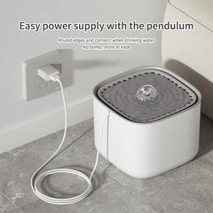 101oz/3L Automatic Pet Water Fountain – USB Electric Cat Water Dispenser with Motion Sensor & Silent Circulating Filter
