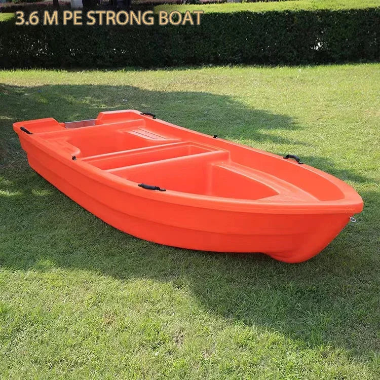 2-8 Person PE Fishing Bait Boats 2.3m 2.7m 3.1m 3.6m 4m 4.3m Plastic Boats Pack Raft Sailing Yacht with CE Certification