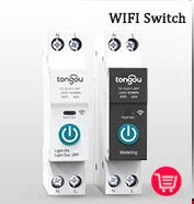 SmartLife WiFi Energy Meter & Circuit Breaker by TONGOU | 16A Single Pole DIN Rail Smart Switch | Wireless Remote Power Control & Electricity Usage Tracker