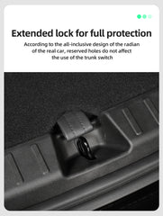Trunk Protector Guard for Tesla Model Y – Anti-Scratch Rear Cargo Threshold Sill Cover & Bumper TPE Organizer Pad