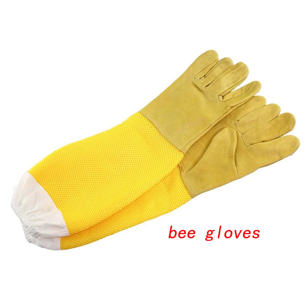 Beekeeper 3D Breathable Protective Suit – Long Sleeve Coverall with Gloves | Extra Comfort Beekeeping Gear & Bee Farm Tools