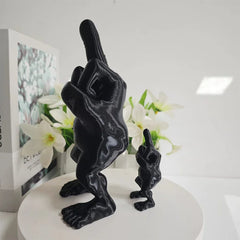 3d Printed Desktop Decorations Middle Finger Figure With Legs Refers To Funny Office Desk Ornaments Funny Toys 7.5x3.5x3cm