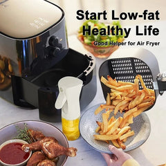 3PCS Oil Sprayer Bottles (200/300ml) | Kitchen Cooking Oil Dispenser & Vinegar Sauce Sprayer for BBQ, Fitness & Fat Loss