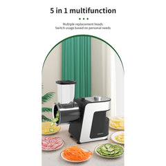 1000W 5-in-1 Electric Vegetable Chopper & Food Processor – Stainless Steel Multifunctional Slicer, Mixer & Cutter (220V)