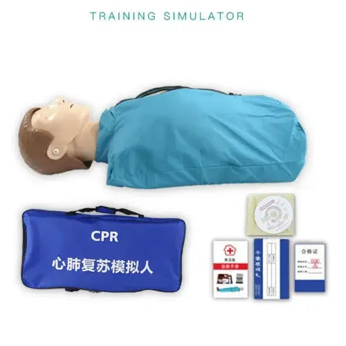 1pcs CPR Manikin Model for First Aid Training Resuscitation Emergency & 1pcs AED Trainer