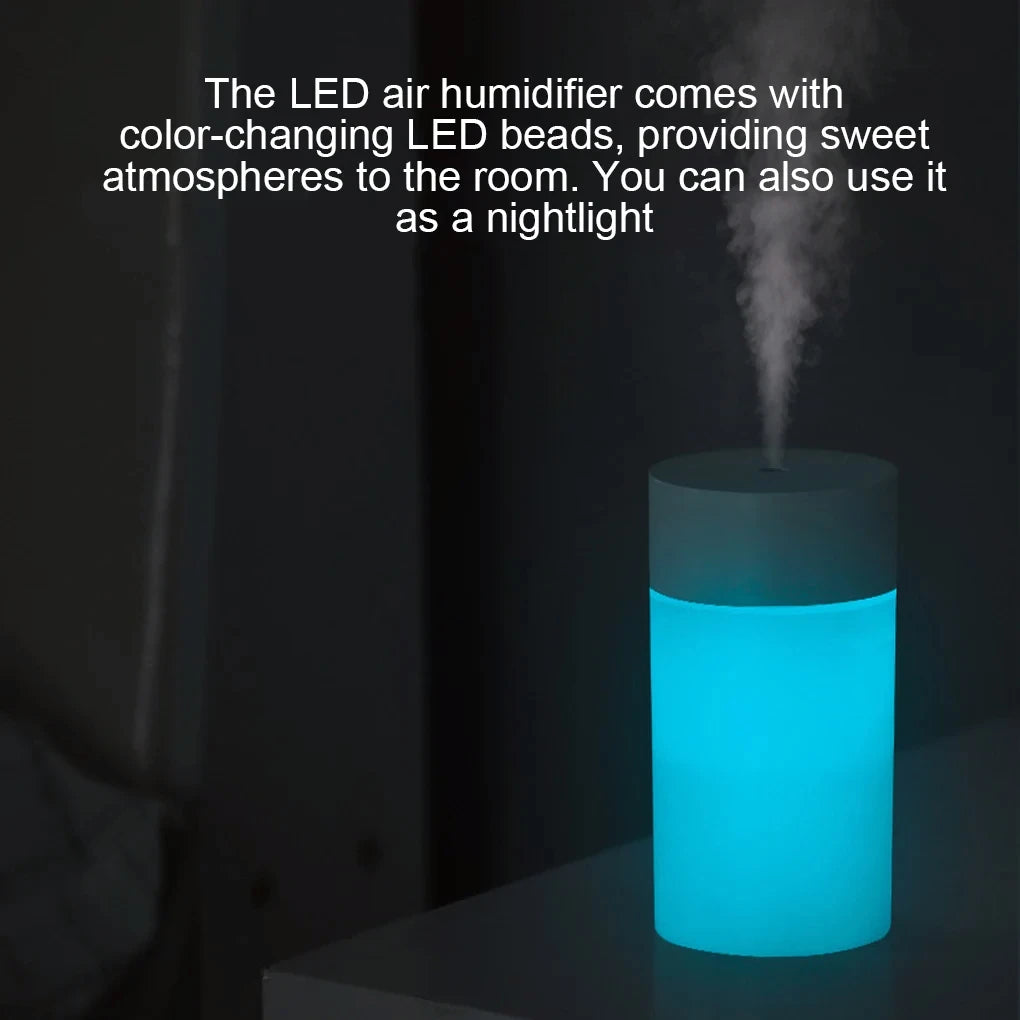 Mini Ultrasonic Air Humidifier Aromatherapy Diffuser Vehicle Mounted Portable Spray Usb Fragrance Essential Family Bedroom 260ml