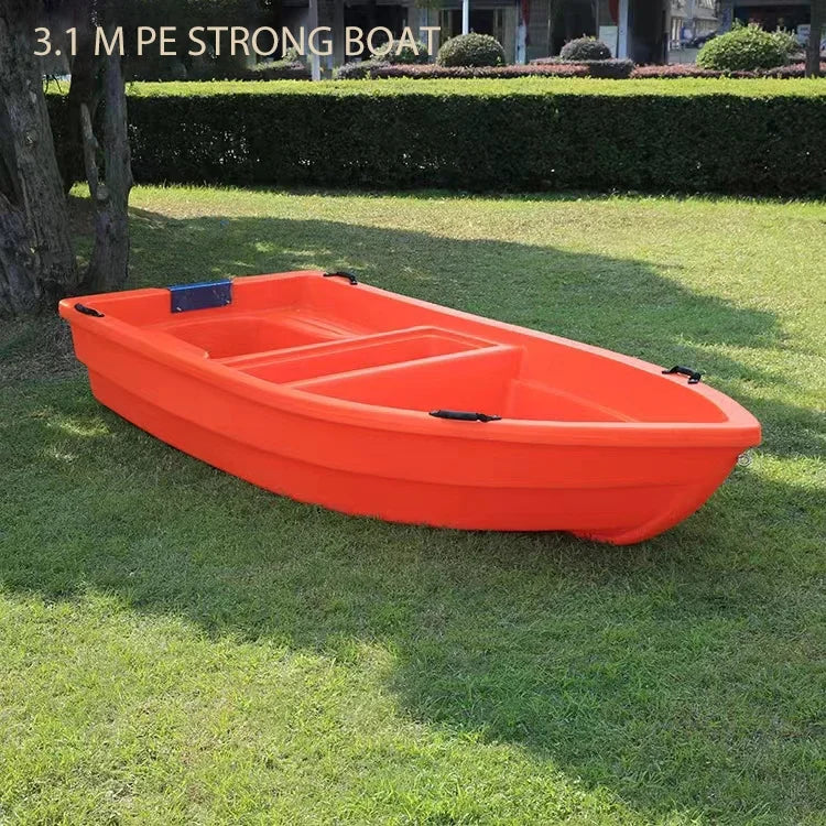 2-8 Person PE Fishing Bait Boats 2.3m 2.7m 3.1m 3.6m 4m 4.3m Plastic Boats Pack Raft Sailing Yacht with CE Certification