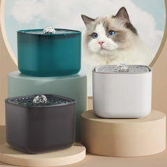 101oz/3L Automatic Pet Water Fountain – USB Electric Cat Water Dispenser with Motion Sensor & Silent Circulating Filter