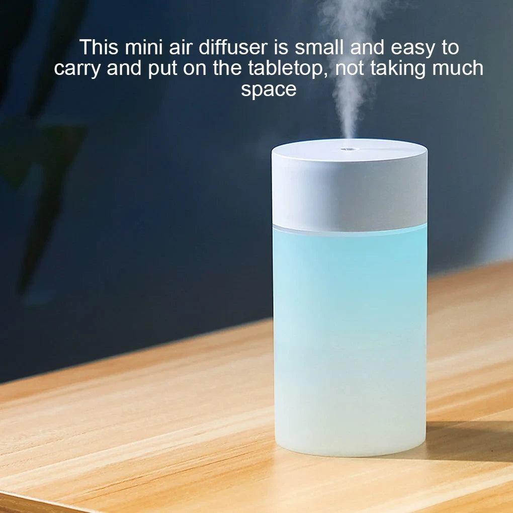 Mini Ultrasonic Air Humidifier Aromatherapy Diffuser Vehicle Mounted Portable Spray Usb Fragrance Essential Family Bedroom 260ml