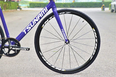 Tsunami SNM100 Fixie Fixed Gear Bike – 700C Single Speed Racing Bicycle | Lightweight Aluminum Alloy Frame | Customizable Track Cycling
