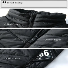 17/13/9 Areas Usb Heated Jacket Men Women Electric Heated Vest Heating Vest Heated Bodywarmer Usb Inner Heat Vest Veste