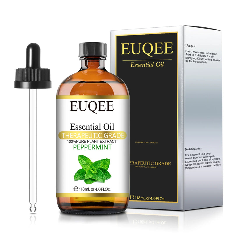 EUQEE 118ML Large Bottle Essential Oil For Humidifier Neroli Helichrysum Eucalyptus Jasmine Aroma Oil,DIY Soap,Massage,Fresh Air