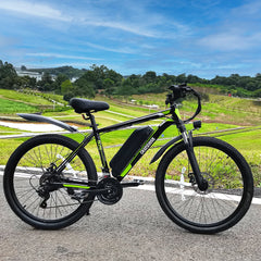 IDOTATA Electric Bicycle 48V 12.8AH Lithium Battery 500W Motor Adult Mountain Electric Bike 21Speed Cycling Bicycle 26INCH Ebike