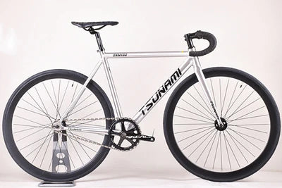 Tsunami SNM100 Fixie Fixed Gear Bike – 700C Single Speed Racing Bicycle | Lightweight Aluminum Alloy Frame | Customizable Track Cycling