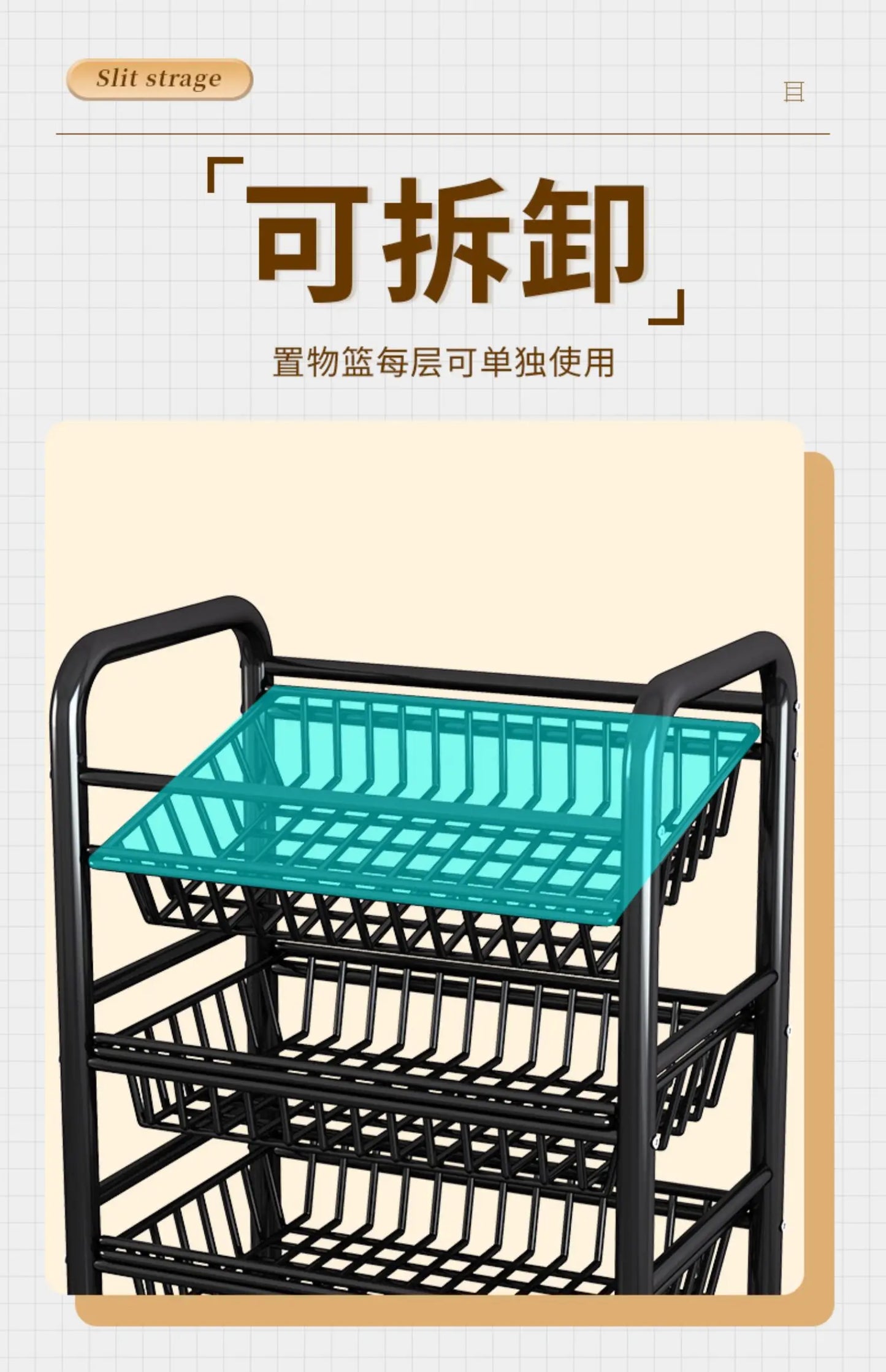 Organizer Cart Wheels Storage Trolley Shelf Kitchen Things Furniture Storages Islands Home Microwave Cart Kitchen Island Table