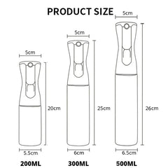 3PCS Oil Sprayer Bottles (200/300ml) | Kitchen Cooking Oil Dispenser & Vinegar Sauce Sprayer for BBQ, Fitness & Fat Loss