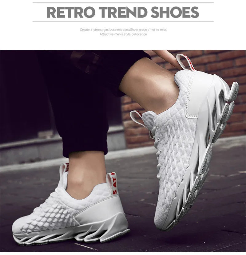 Men's Shoes Casual Sneakers Non Slip Breathable Running Shoe Mesh Tenis Outdoor Basketball Sports Tennis Shoes Zapatos De Hombre