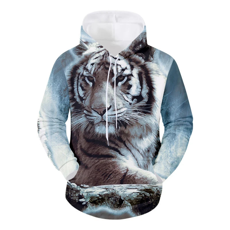 Tiger Fashion Style 3D Printed Hoodies Unisex Pullovers Hoodie Casual Sweatshirts