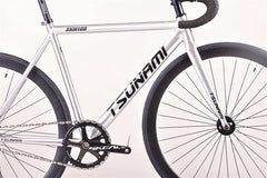 Tsunami SNM100 Fixie Fixed Gear Bike – 700C Single Speed Racing Bicycle | Lightweight Aluminum Alloy Frame | Customizable Track Cycling