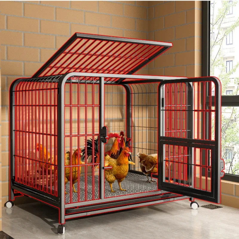 Large Breeding Cage Chicken Coop Chicken Coop Automatic Manure Cleaning